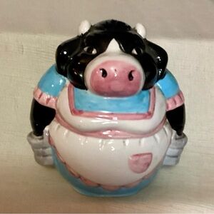 Vintage Cow Piggy Bank